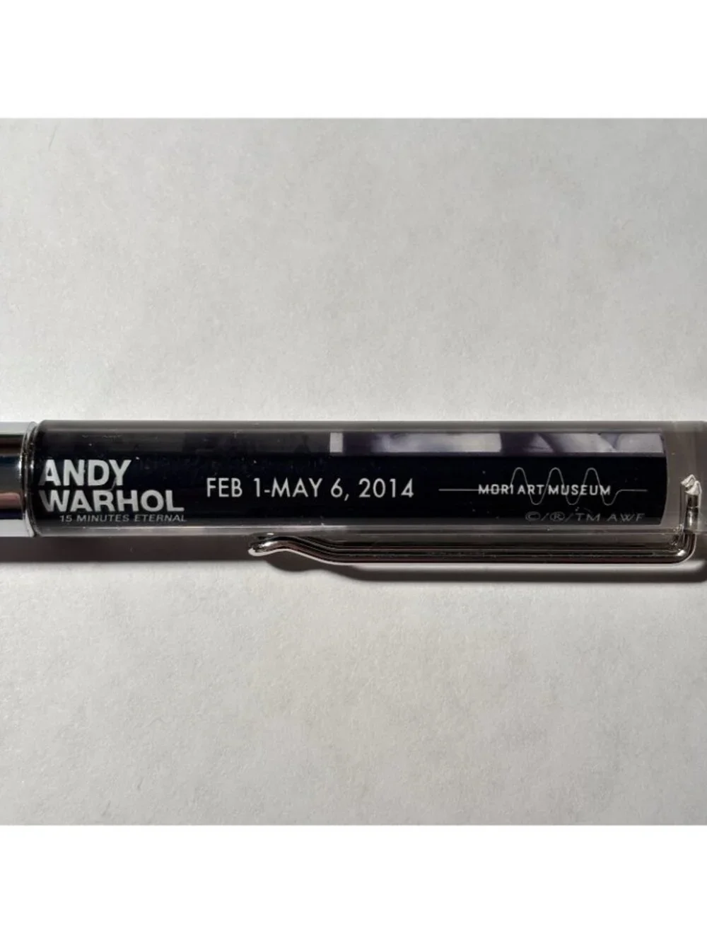 Andy Warhol Floaty Pen 15 Minutes Eternal Fame Black and White Photos Artist Art